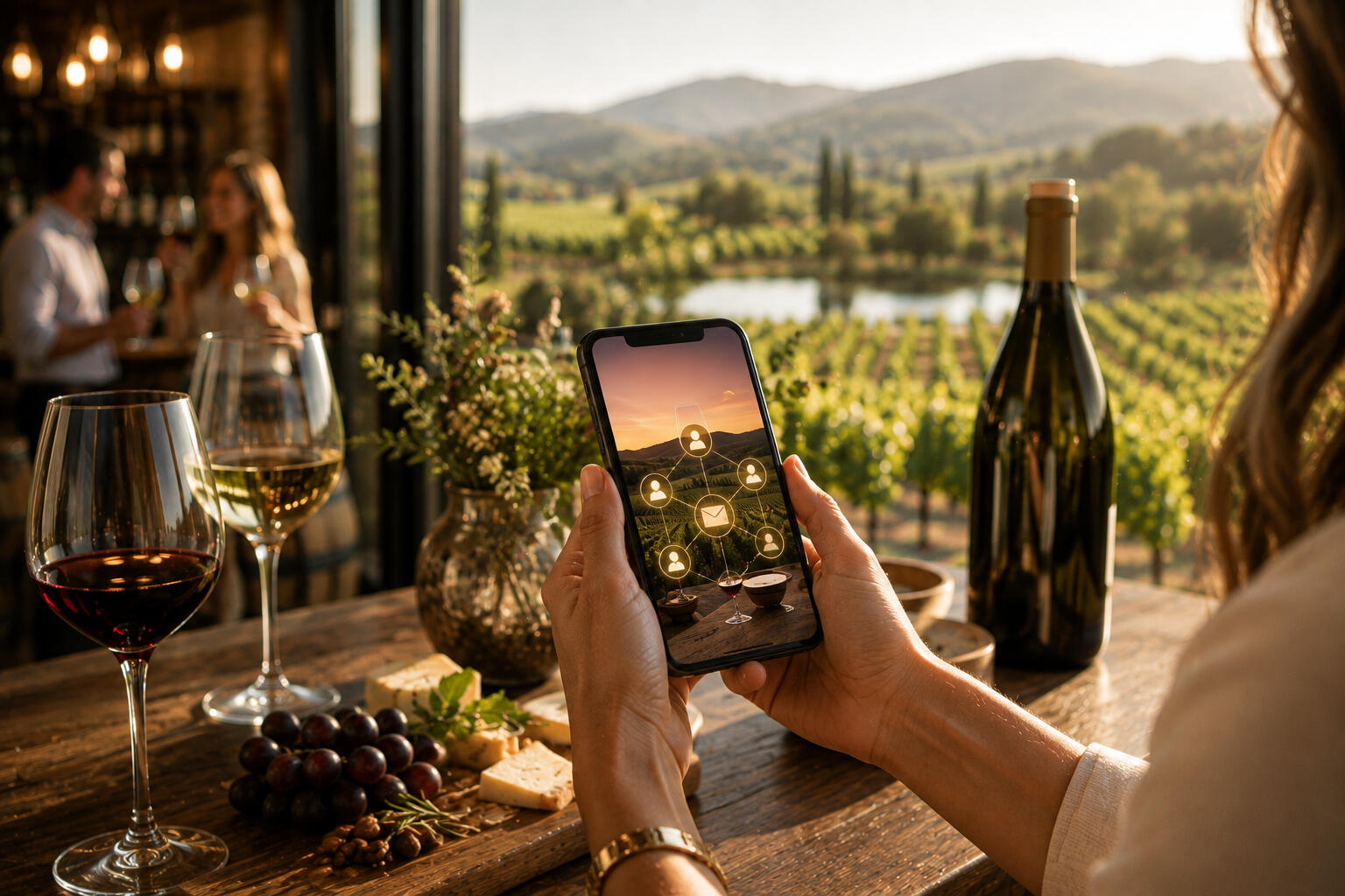 Winery tasting room experience