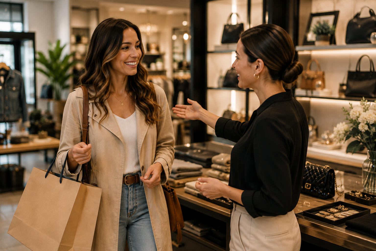 Retail store customer interaction