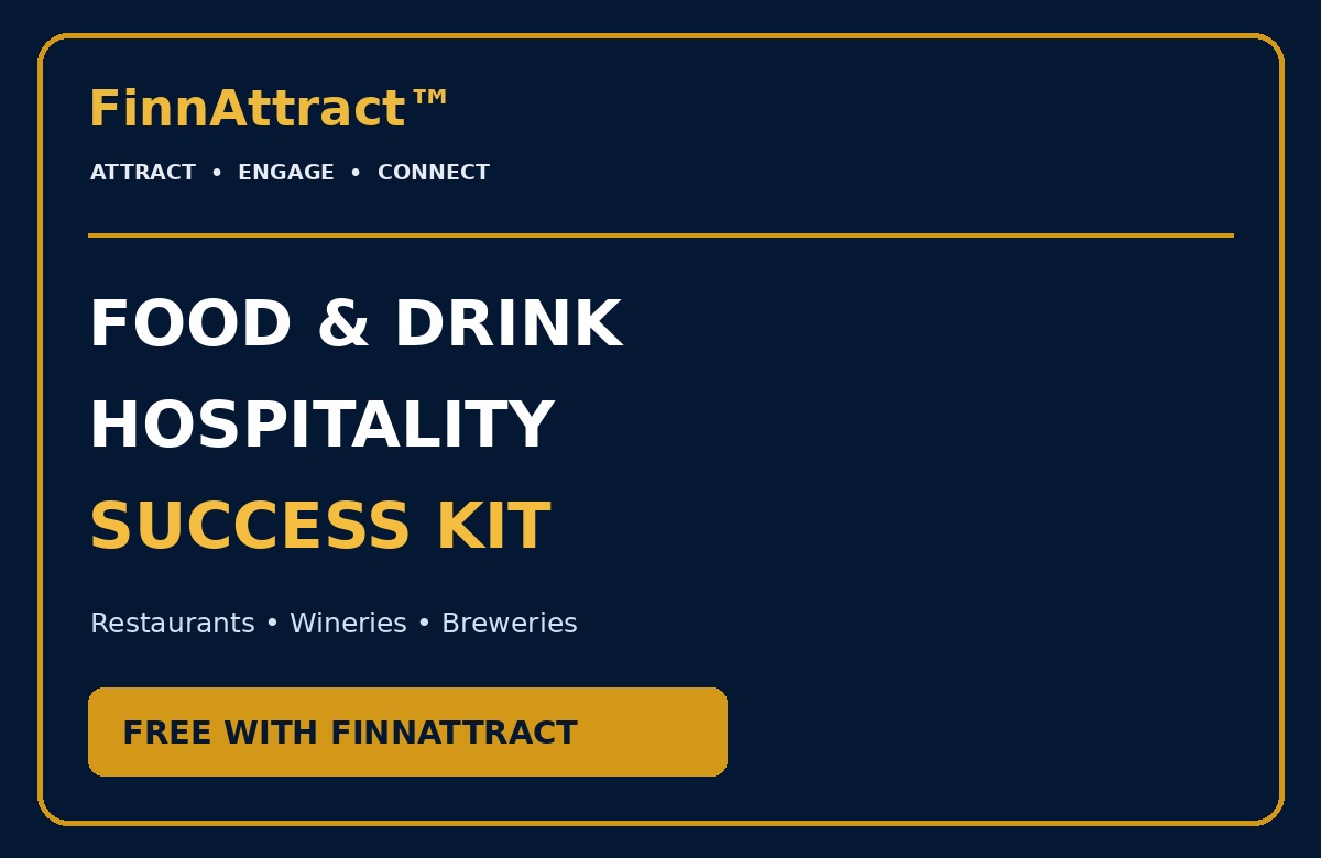 FinnAttract Food & Drink Hospitality Customer Growth Success Kit cover